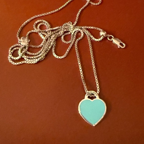 Tiffany & Co. Silver Heart Tag Necklace - Picture 2 of 12